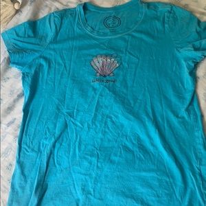 Women's Seashell Life is Good Tshirt